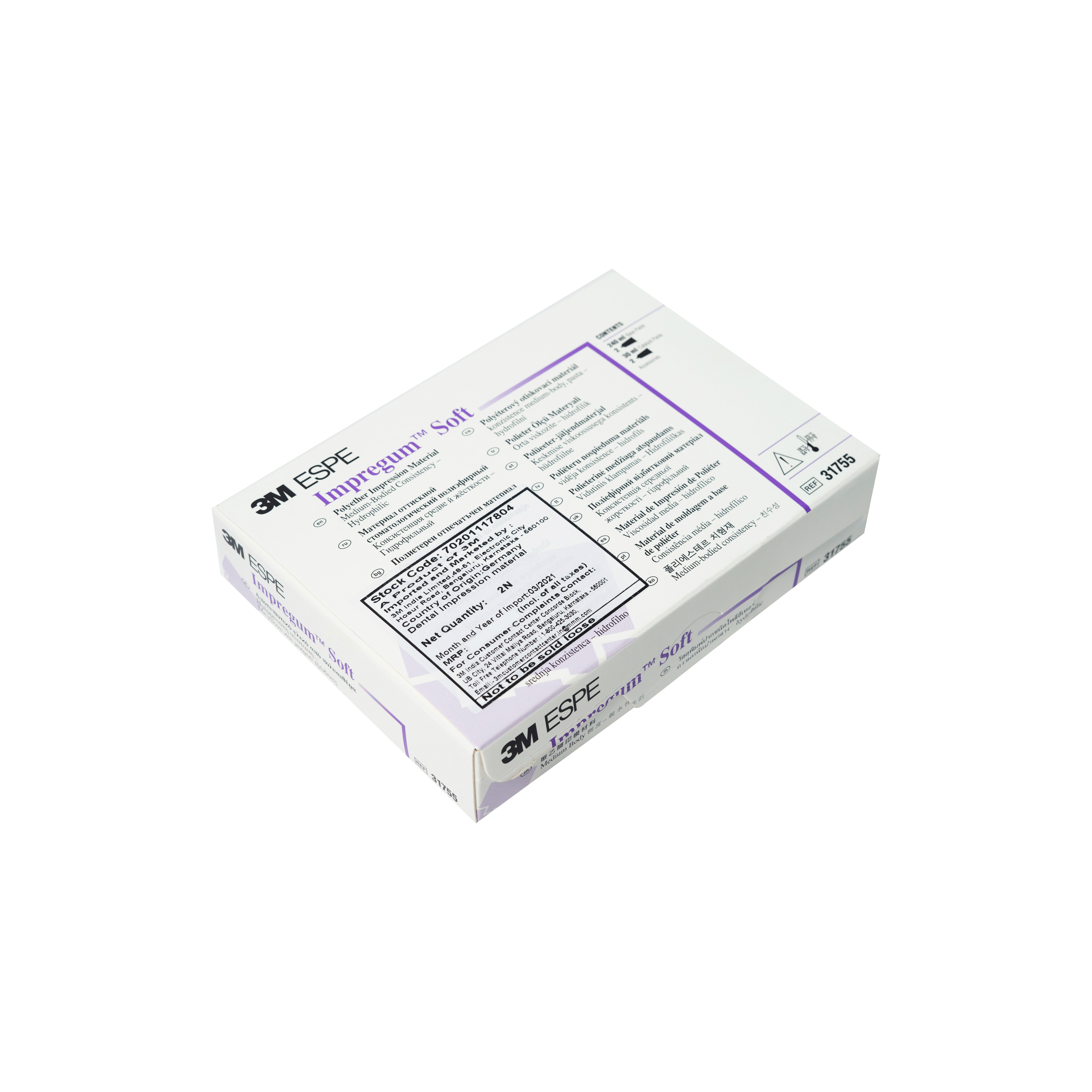 3M ESPE Impregum Soft hand mix polyether Medium Bodied